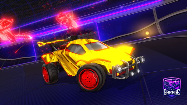 A Rocket League car design from HarryonLSD2534