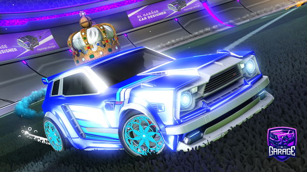 A Rocket League car design from DarkCharxDesigns