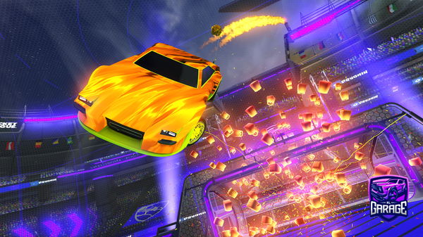 A Rocket League car design from V1B3X