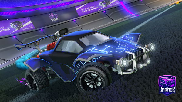 A Rocket League car design from flame_dani