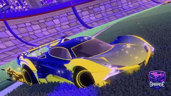 A Rocket League car design from PenguinLML