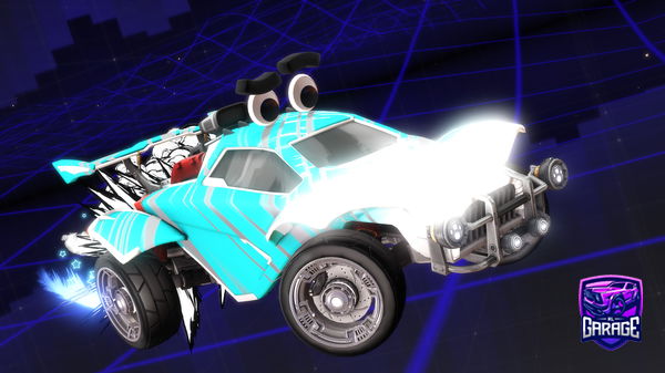 A Rocket League car design from GlitchLESS_YT