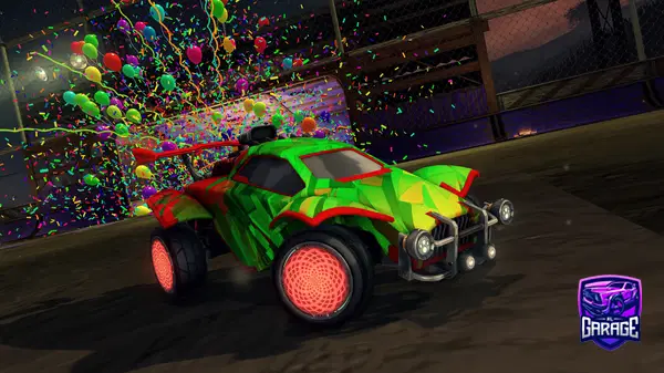 A Rocket League car design from chio11