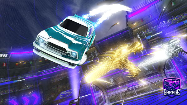 A Rocket League car design from HatariCine