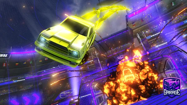 A Rocket League car design from RiggyRain