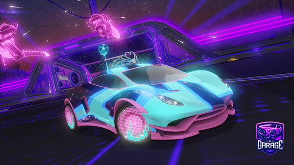 A Rocket League car design from Ieiejeje