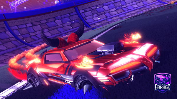 A Rocket League car design from BL4CK_N01R_RS