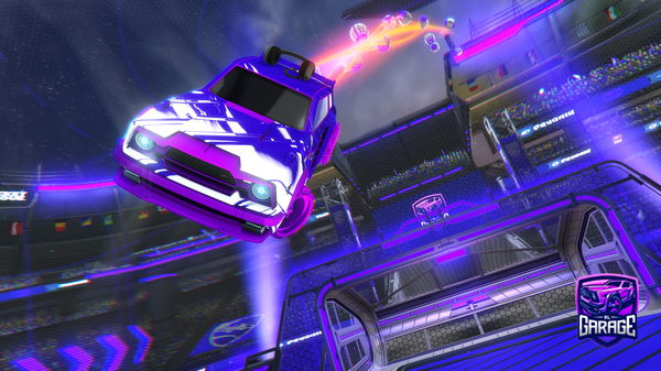 A Rocket League car design from Saudilaudi