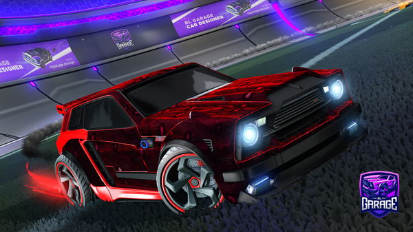 A Rocket League car design from BtoXXX