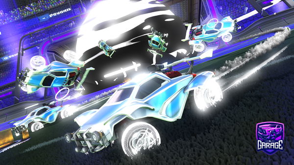 A Rocket League car design from Rockkamsen