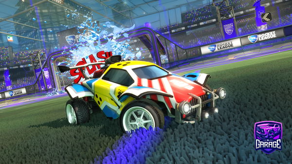 A Rocket League car design from satt-up