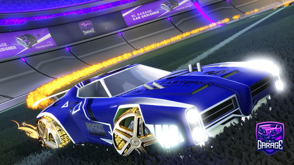 A Rocket League car design from HarbingerGXT