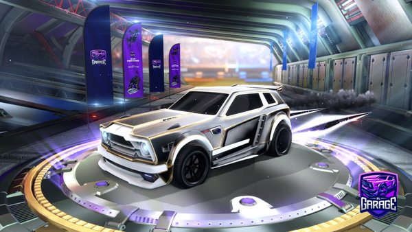 A Rocket League car design from Frostnite_Joel