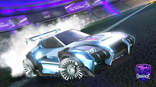 A Rocket League car design from TX456G