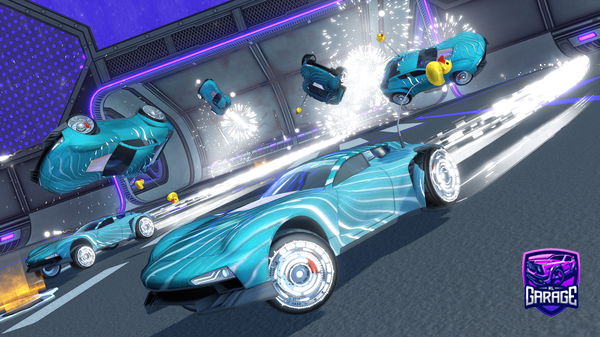 A Rocket League car design from Kuriako
