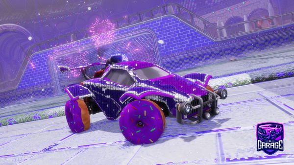 A Rocket League car design from JVKE5K1