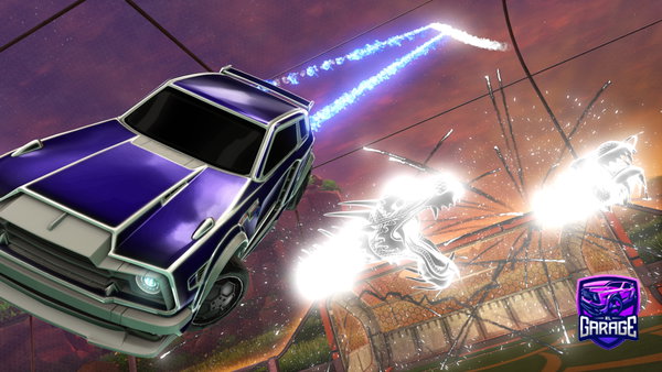 A Rocket League car design from Rockyninja