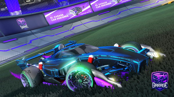 A Rocket League car design from CrazyRedTail