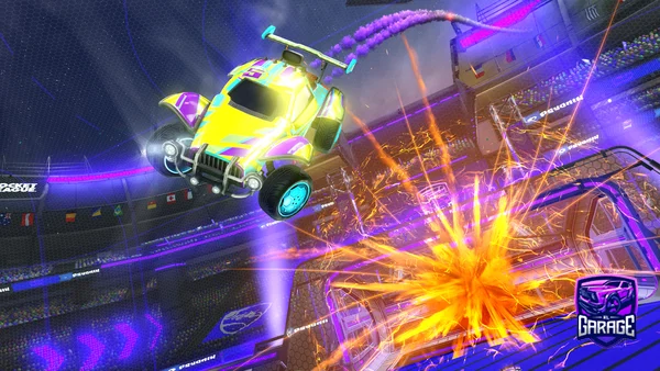 A Rocket League car design from RomelITO