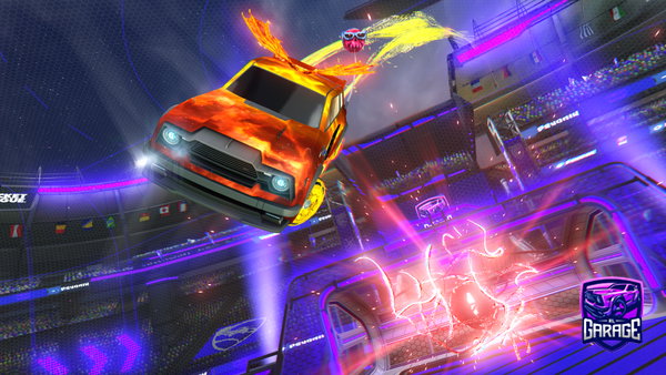 A Rocket League car design from Xxamirxd3wgxX