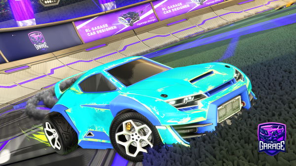 A Rocket League car design from geia_sou