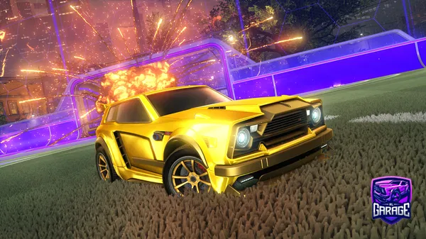 A Rocket League car design from slammeddub2