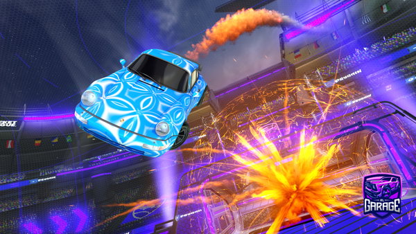 A Rocket League car design from Frederickgelinas
