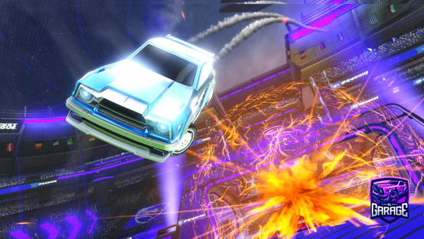 A Rocket League car design from aurelinho