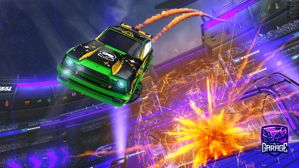 A Rocket League car design from Valexsxa