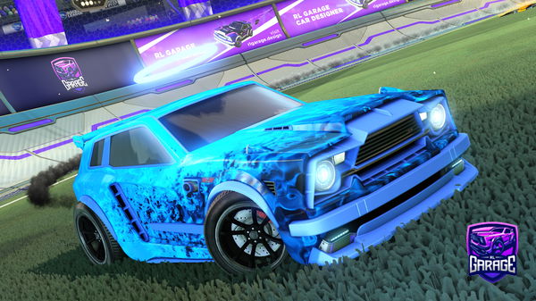 A Rocket League car design from SmithyTrades
