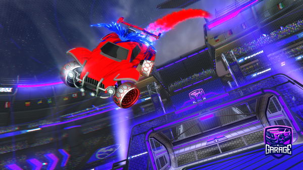 A Rocket League car design from Iceword