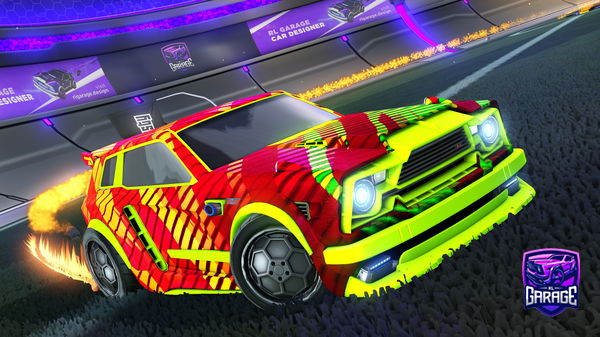 A Rocket League car design from DarkFromNL_