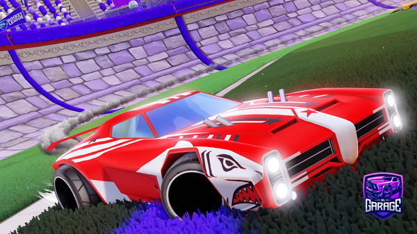 A Rocket League car design from boosted497