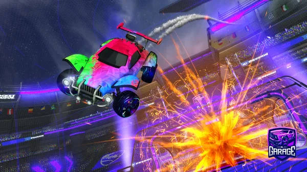 A Rocket League car design from PulceIsWashed