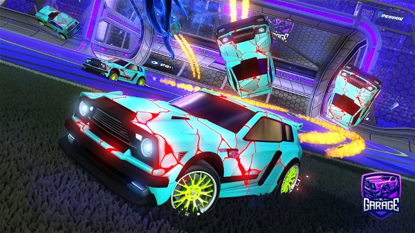 A Rocket League car design from StrongFish198