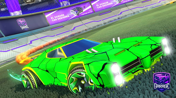 A Rocket League car design from BlockIced