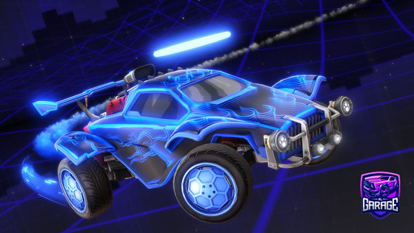 A Rocket League car design from LK19_NBSC