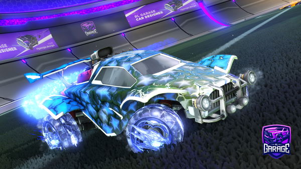 A Rocket League car design from MrMerp7