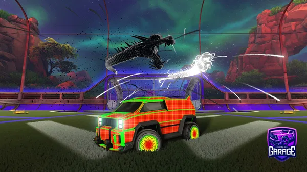A Rocket League car design from d-day
