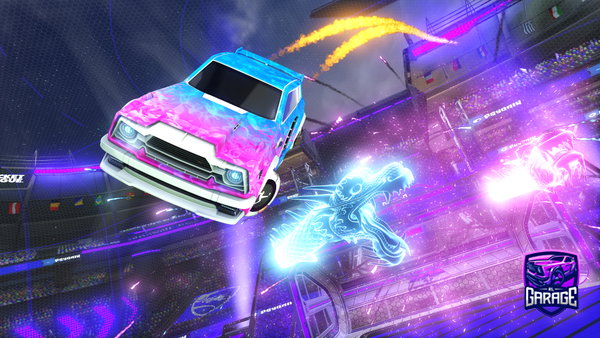A Rocket League car design from Mbappe12