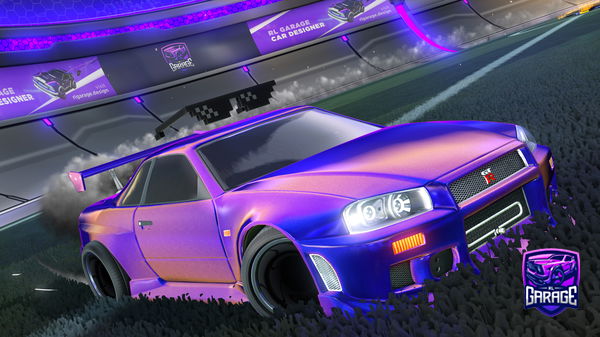 A Rocket League car design from Donutoperator