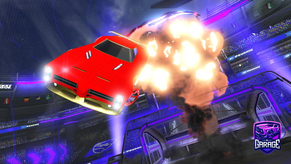 A Rocket League car design from Atlus