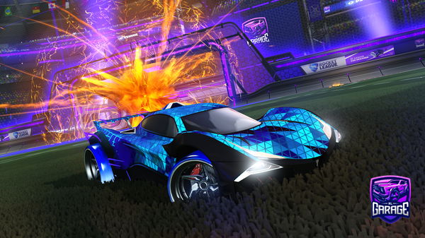 A Rocket League car design from chrisFX01