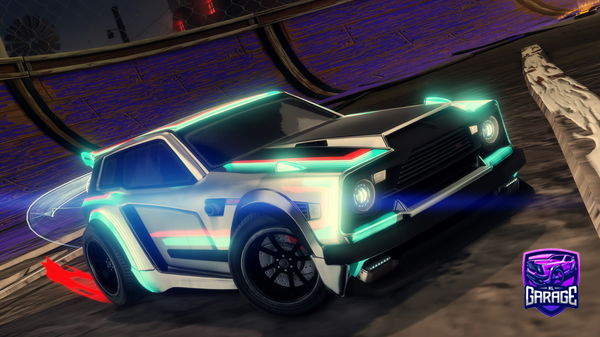 A Rocket League car design from thx0thereal