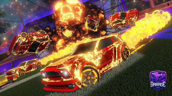 A Rocket League car design from Danger134