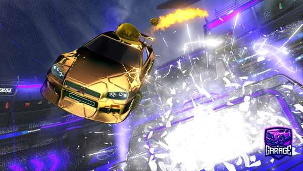 A Rocket League car design from Nznahahs