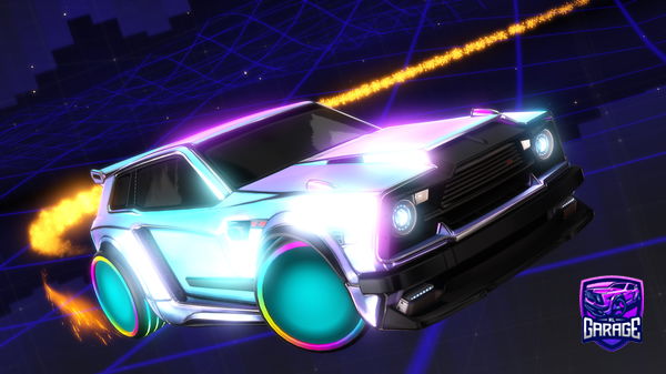 A Rocket League car design from Evaxle