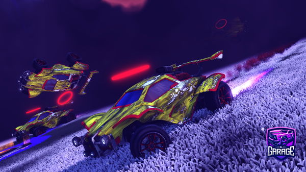 A Rocket League car design from RUSERIOUSIGHTNOW