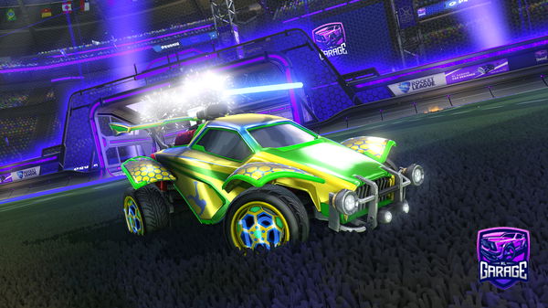 A Rocket League car design from BOAT-Chevy