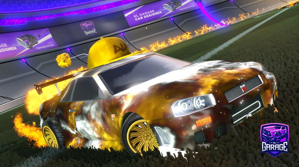 A Rocket League car design from Dekuleaf